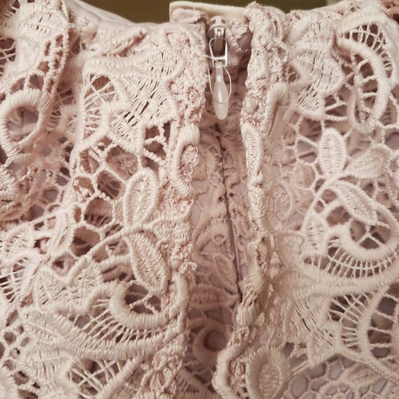 Pink off-the-shoulder long dress - Picture 4 of 7